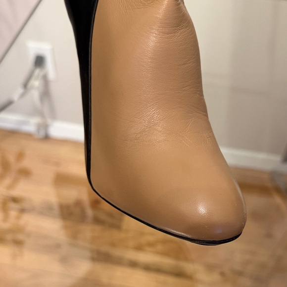 Gianmarco Lorenzi Black and Tan Heeled Boots - Picture 6 of 12